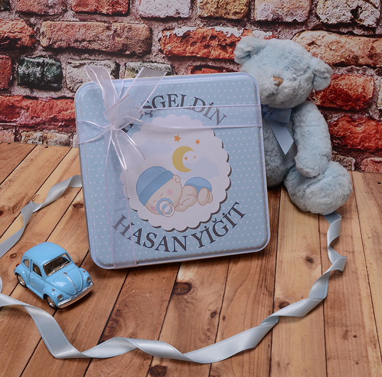 erkek bebek cikolatasi - emzikli bebek 48 adet cikolata